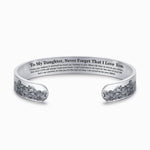 Load image into Gallery viewer, To My Daughter Proud of You Love Dad Bracelet
