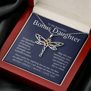 Bonus Daughter Meant To Fly Dragonfly Necklace