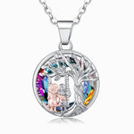 Load image into Gallery viewer, Tree of Life Sister on the Swing Necklace
