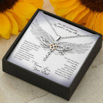 Load image into Gallery viewer, From My Dad In Heaven Dragonfly Necklace
